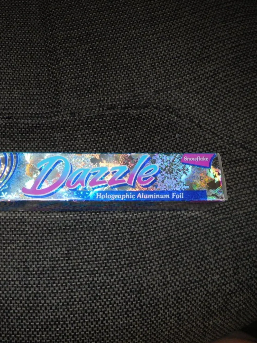 NEW Vintage 2002 Reynolds Wrap Dazzle Aluminum Foil Holographic Snowflake 25 Ft